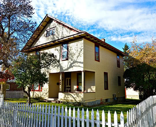 Beautifully painted and restored home in Helena Montana’s Historic District